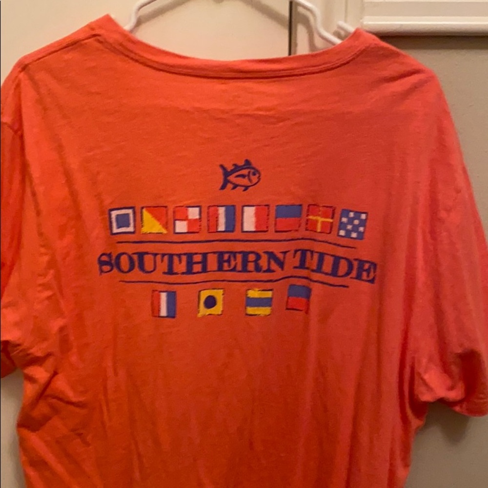 Southern Tide Mens Nautical Flag t shirt